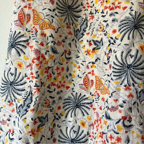 Gap Toddler Girl Dress 4T Butterfly Floral Print Ruffle Sleeve Summer Outfit - Picture 2 of 9